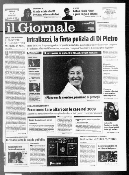 Il giornale : quotidiano del mattino